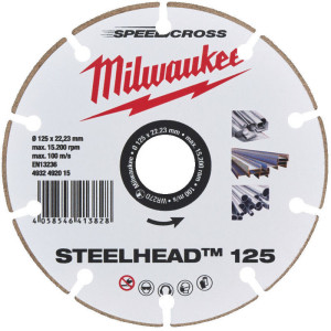 Diamantový kotúč MILWAUKEE STEELHEAD – 125 mm  Diamantový kotúč MILWAUKEE STEELHEAD – 125 mm