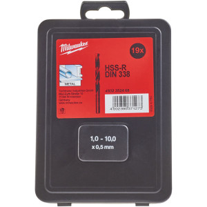 Sada vrtákov na kov  MILWAUKEE HSS – 19 ks