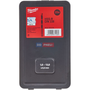 Sada vrtákov na kov  MILWAUKEE HSS – 25 ks