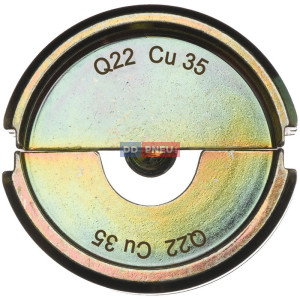 Krimpovacie čeľuste Q pre terminály z nepálenej medi 16-70 mm  Krimpovacie čeľuste Q pre terminály z nepálenej medi 16-70 mm