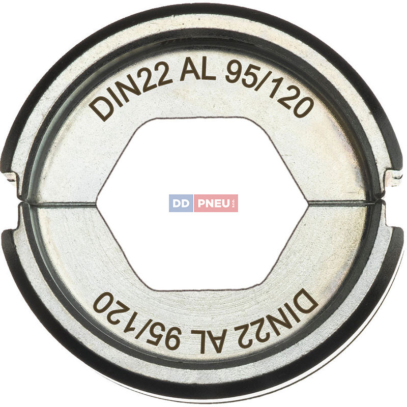 Krimpovacie čeľuste DIN Al pre kompresné káble a konektory  16-300 mm