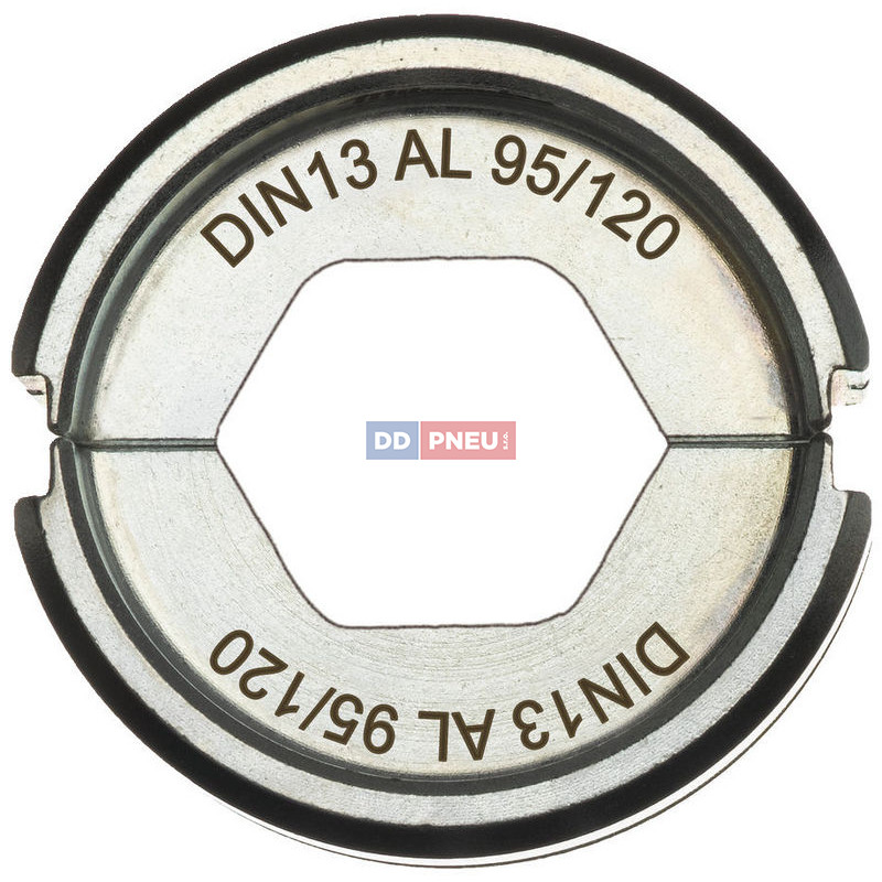 Krimpovacie čeľuste DIN hliník pre kompresné káble a konektory 16-300 mm