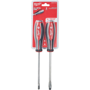 Tri-lobe sada demolačných skrutkovačov MILWAUKEE – 2ks