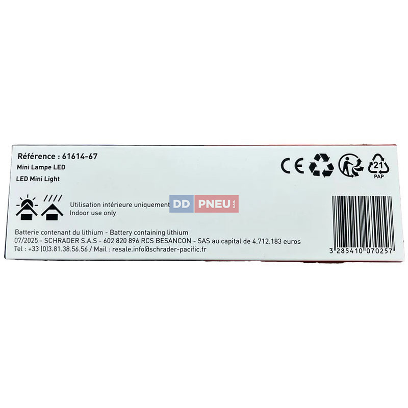 Mini LED svetlo Schrader