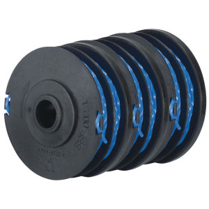 RAC123 cievky pre sieťové strunové kosačky s 1.6mm strunou (trojbalenie)