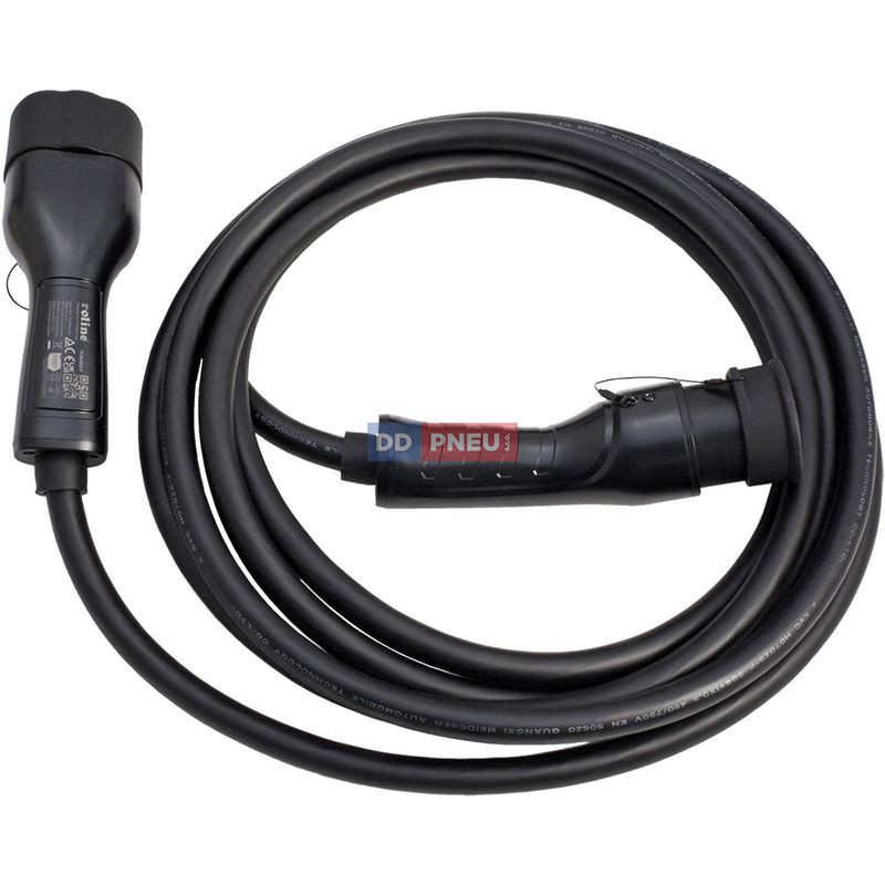 Nabíjací kábel pre elektromobily Roline Typ2, 3x 16A, 11 kW, 7,5 metra