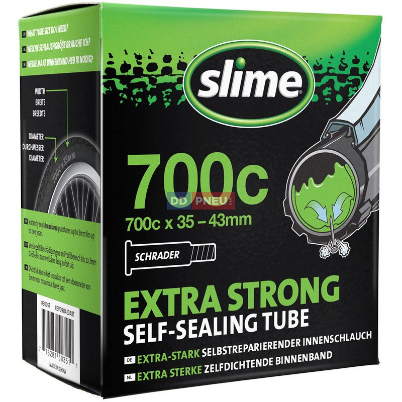 Duša Slime Standard – 700 x 35-43, schrader ventil