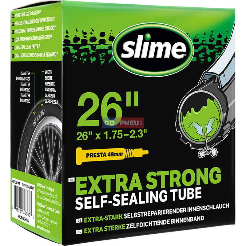 Duša Slime Standard – 26 x 1,75-2,125, galuskový ventil