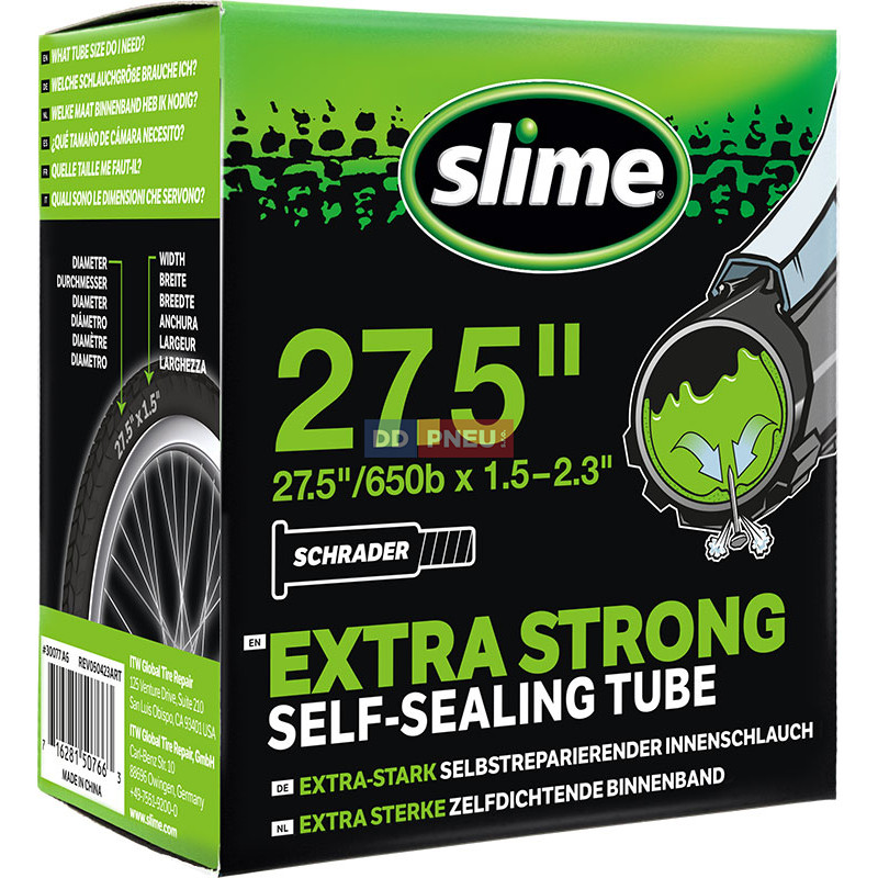 Duša Slime Standard – 27,5 x 2,0-2,4 schrader ventil