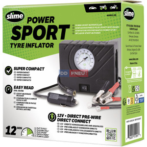 Kompresor Slime Power Sport Tyre Inflator s príslušenstvom