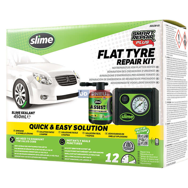 Opravná sada Slime Smart Repair Plus – pre defekty osobných vozidiel