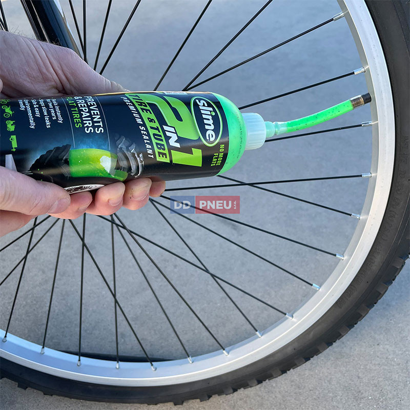 Opravný tmel pre duše a bezdušové pneu 2v1 SLIME – 473ml