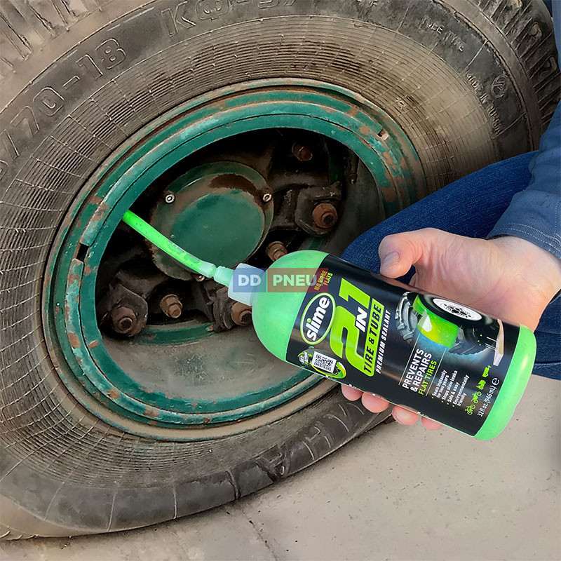 Opravný tmel pre duše a bezdušové pneu 2v1 SLIME – 946ml